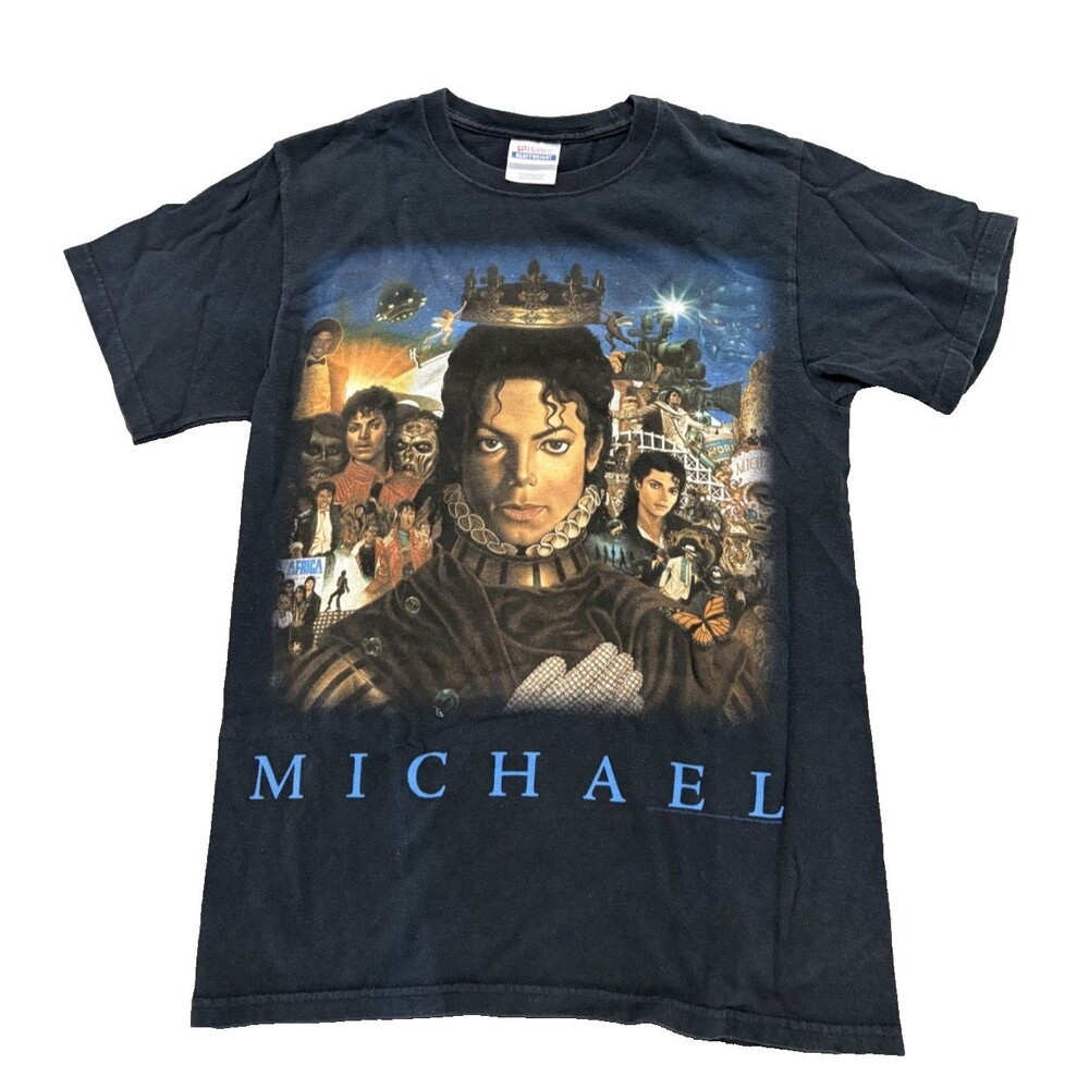 Vintage 2010 Michael Jackson “King of Pop” Memorial Graphic T-Shirt - S